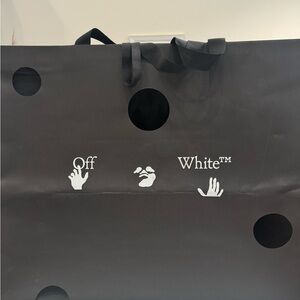 Empty Large Off White Bag